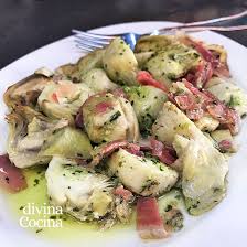 Salteado de Alcachofas